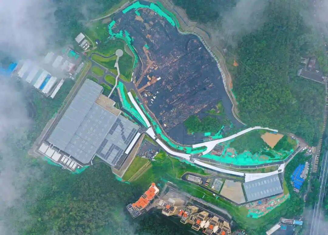 大垃圾填埋场治理启动！冰球突破全国开挖体量最(图8)